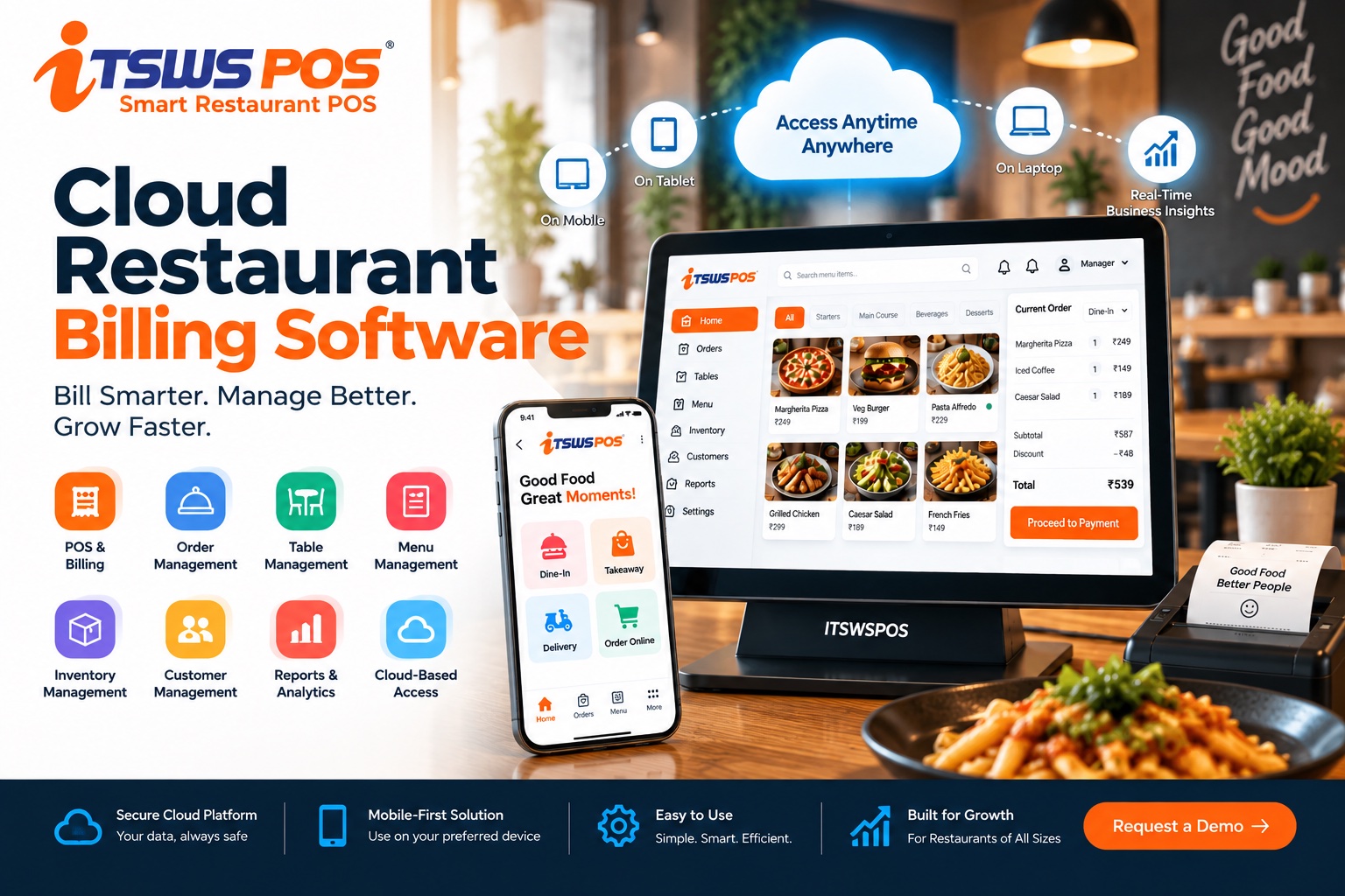Cloud Restaurant Billing Software